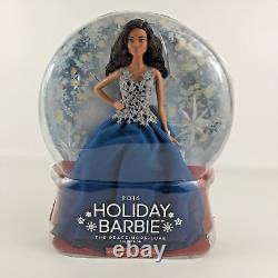 Barbie 2016 Holiday Peace Hope Love Collection African American Doll Blue Mattel