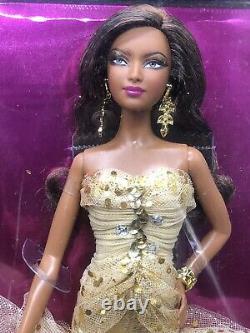 Barbie 50th Anniversary African American Glamour Dress Doll NIB Nice