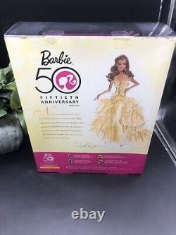 Barbie 50th Anniversary African American Glamour Dress Doll NIB Nice