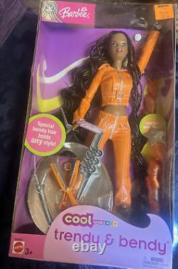 Barbie African American Cool Lookz trendy & bendy 2003- Mattel NIB box damaged