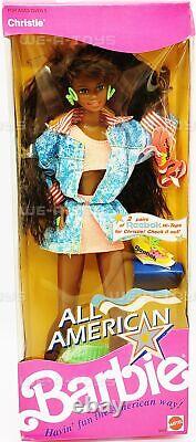 Barbie All American Christie Doll African American Mattel 1990 #9425 NEW