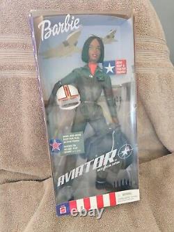 Barbie Aviator AAFES Special Edition African American Doll Mattel 2001 NIB
