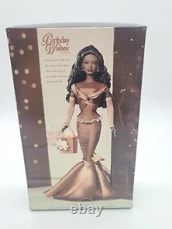 Barbie Birthday Wishes Copper African American Doll Silver Label C6231 NEW