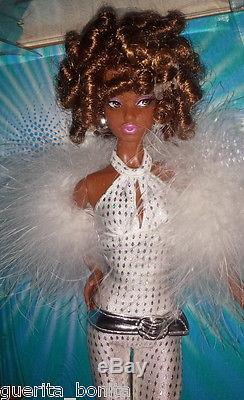 Barbie Celebrate Disco AA African American Doll Musical Stand Steffie Face 2008