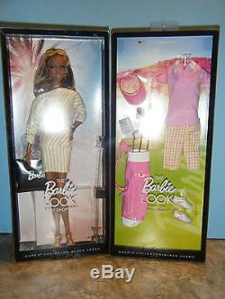 Barbie City Shopper African American Doll & Pink On The Green Fashion New