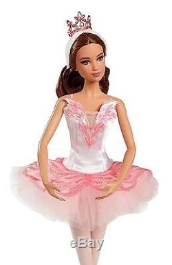 Barbie Collector 2016 Ballet Wishes Doll African American Pink Tutu Tiara NEW