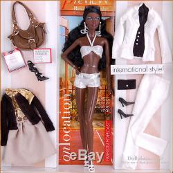 Barbie Collector Best Models On Location Milan Doll AA African American 2006 NEW