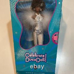 Barbie Collector Pink Label Celebrate Disco Ball African-American Steffi New