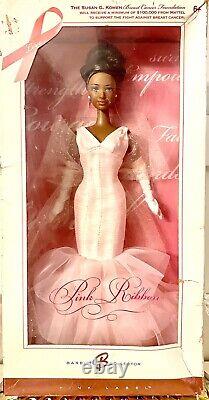 Barbie Collector pink label Pink Ribbon Rare African-American doll K7813