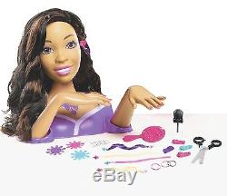Barbie Color Cut and Style African American Styling Head