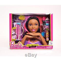 Barbie Color Cut and Stylin Head African-American Doll