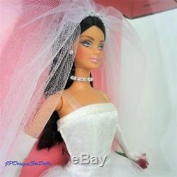 Barbie David's Bridal Unforgettable African American Bride Doll in Worn Box