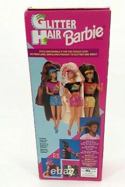 Barbie Doll 11332 Glitter Hair African American 1993