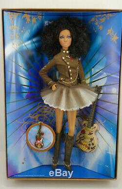 Barbie Doll Hard Rock Cafe Aa African American Model Muse Body 2007 Mattel