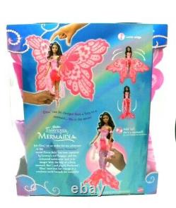 Barbie Fairytopia Mermaidia Fairy-to-Mermaid AA Ethnic Elina Wings Tail BEST BOX