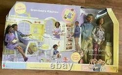 Barbie Happy Family Grandma's Kitchen African American, Black, Doll, Playset