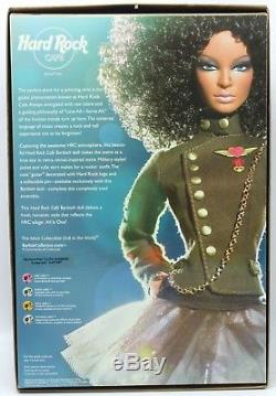 Barbie Hard Rock Cafe African American Black Doll Gold Label Collector 2007