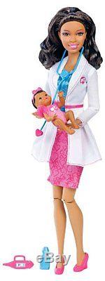 Barbie I Can Be Baby Doctor African-American Doll