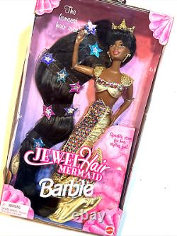 Barbie Jewel Hair Mermaid African-American Doll Mattel 14587 Longest Hair Ever