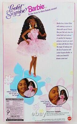Barbie Locket Surprise African American AA 1993 Mattel No. 11224 NRFB 2