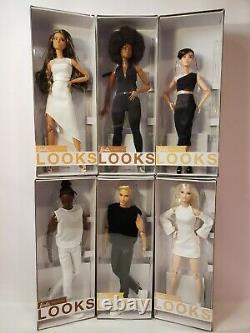 Barbie Looks Barbie Ken Signature Doll Set Of 6 African American 2021 Mattel Nib