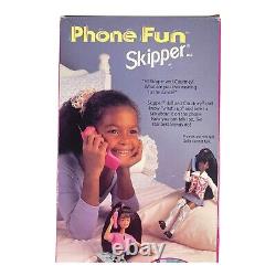 Barbie Phone Fun Skipper Doll African American HTF Mattel RARE 1995 in Box
