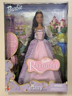 Barbie Rapunzel Doll 2001, African American Rare Collectible, NEW