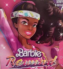 Barbie Rewind 80's Edition African American Black Doll Gym Workout Exercise Nrfb