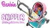 Barbie Skipper Babysitters Inc Pink Stroller Car Seat Playset African American Baby Doll Unboxing