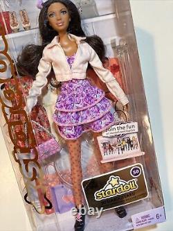 Barbie Stardoll African American AA very Rare HTF Rooted Lashes-Mattel -NRFB