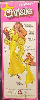 Barbie Superstar Christie African American Doll 1976 Mattel #9950 USED