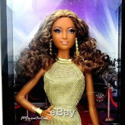 Barbie The Look Red Carpet Gold Gown African American Doll New Worn Box