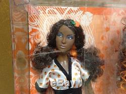Barbie Top Model Muse Nikki Brunette Orange Hair Wear African American AA Doll