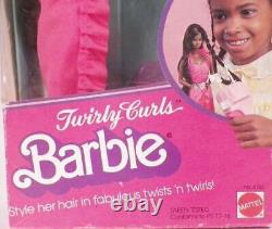 Barbie Twirly Curls Doll Mattel #5723 1982 African American NRFB Vintage