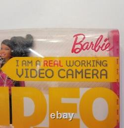 Barbie Video Girl Doll Brunette Video Camera, LCD Screen, Play Back Damaged Box
