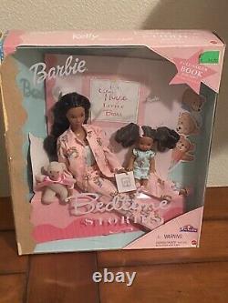 Barbie and Kelly Bedtime Stories African-American Set NRFB AS IS Box Has Damage