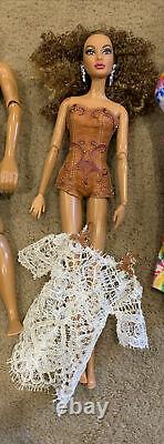 Barbie and Ken Dolls All withClothes and Bling/ Accessories Lot