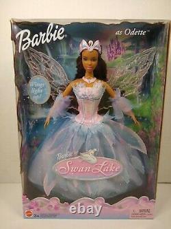 Barbie as Odette African American Swan Lake NRFB B2767 NIB Mattel 2003 Light Up