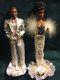 Barbie doll lot of TWO, Silver formal, African American, couple, NO BOX