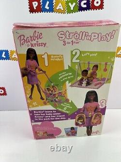 Barbie stroll n play 3 In 1 Fun Aa And 2 Baby Krissy Stroller