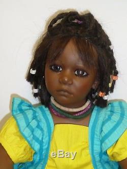 Beautiful 26 Annette Himstedt Ayoka, African American withBox & COA, from 1989