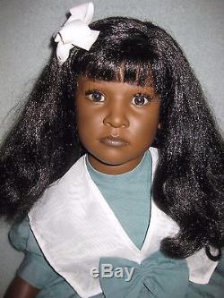 Beautiful'Life Size' Artist Doll -Signed by D'Anton African American Black