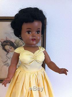 Beautiful RARE Black African American Vintage Composition Raving Beauty Doll