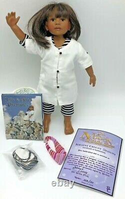 Berdine Creedy 10 AA African American Girl Lalie with Book and COA 2007 LE