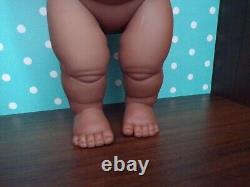 Berenguer Baby African American Doll Chubby baby 40-05 no clothes approx. 16