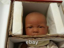 Berenguer Special Edition 14 La Newborn African American 1st Day Baby Boy Doll
