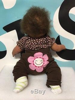 Berenguer Very Cute Baby Girl African American Doll Needs TLC 17