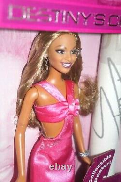 Beyonce Destiny's child 2005 Barbie Doll + Poster Mattel New In Box $165. F/SH