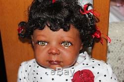 Biracial/African-American Reborn baby doll Girl 22 vinyl