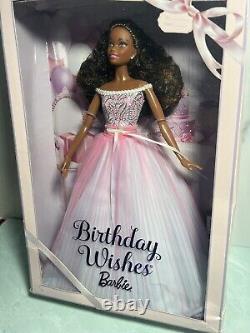 Birthday Wishes Barbie African-American doll Mattel DVP50 (Non-Mint Box) NRFB